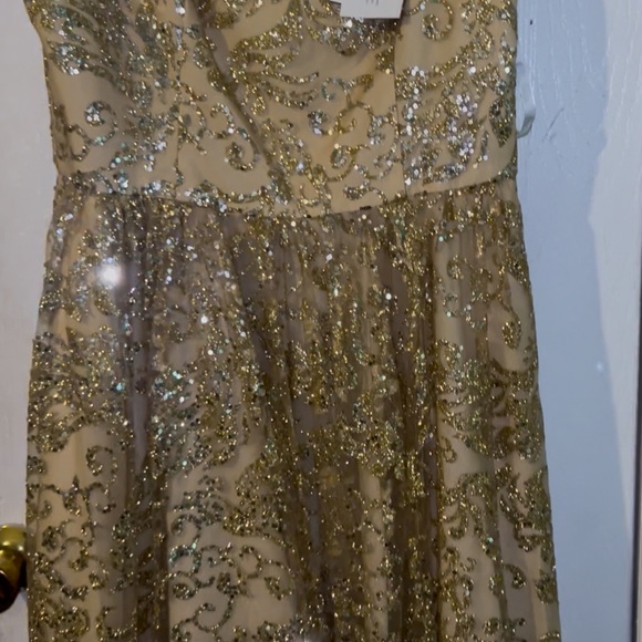 Gold Sequin Dress - Picture 2 of 4